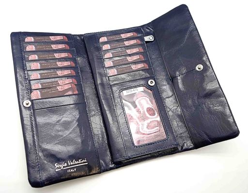 Большой женский кожаный кошелек Sergio Valentini СВ 3205-475 фото 2