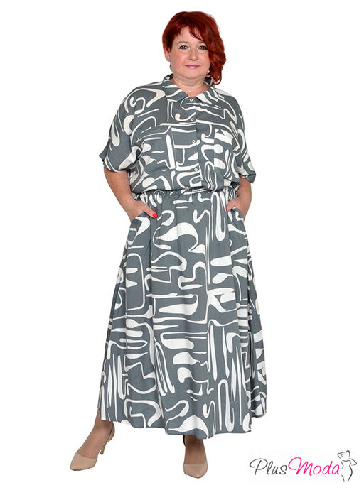 Юбка Модель №1978 размеры 44-84 - Plusmoda фото 4