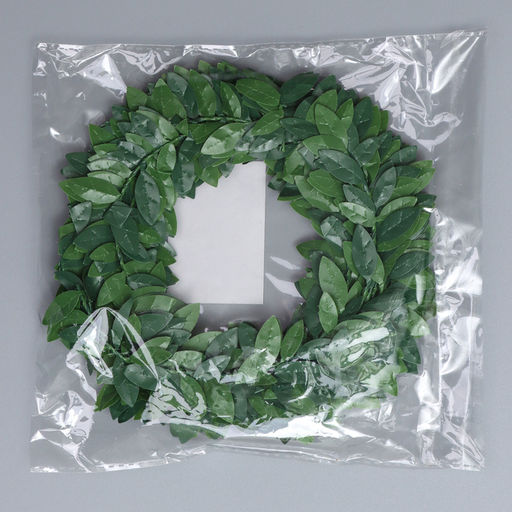 Лиана искусственная для декора «Лавровый лист», 3 метра, 13×13×2 см