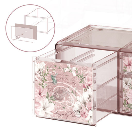 VAL JR-ORG-S3S8 Набор органайзеров, 2 шт., 23,4*15,3*10,8 см и 22,3*12,7*6 см, JARDIN, шт