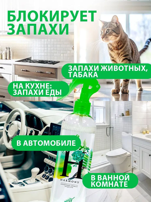 Жидкий освежитель воздуха Harmony 400 мл - Grass фото 3