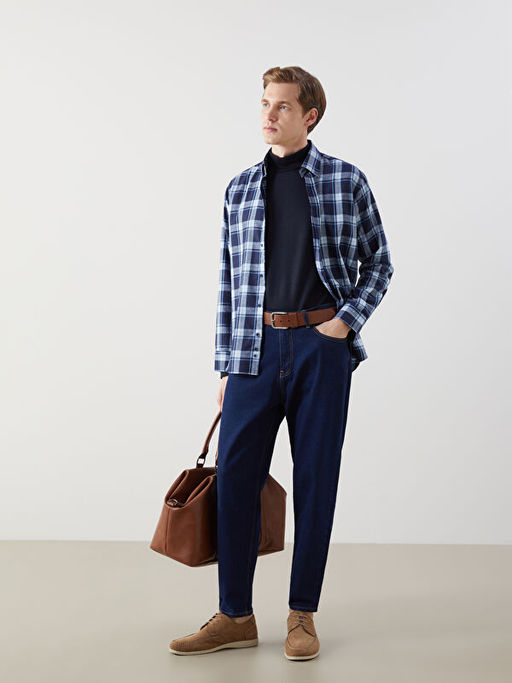 Loose Fit Erkek Jean Pantolon