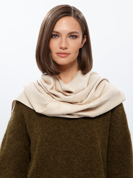 Палантин жен. шелк+виск 70х190 LSZ34-935-03 - Labbra фото 8