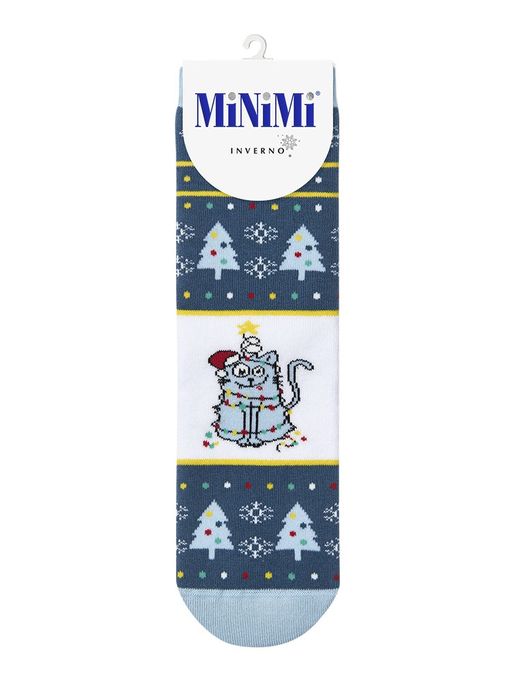 MINI INVERNO 3300-7 (кот, заяц, такса) NEW YEAR - jeans - Minimi фото 2