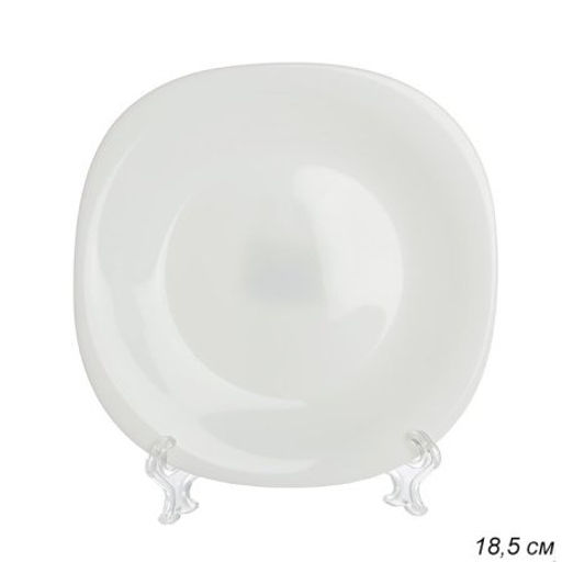 Тарелка квадратная 200 мм белая / FP-80XN (WHITE) /уп 6/48/ - ГалеонТрейд фото 4