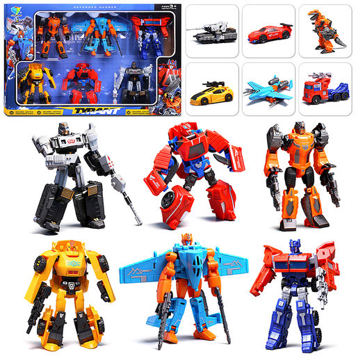 Робот трансформирующийся в машины, в коробке