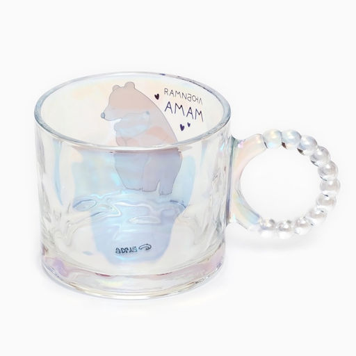 Кружка стеклянная Любимая мама, 300 мл