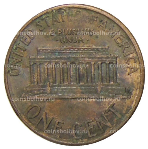 Монета 1 цент 1989 года США