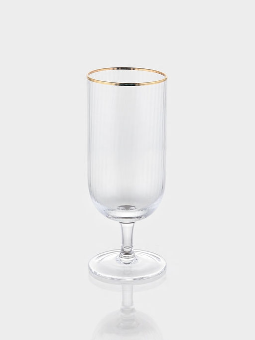 Набор бокалов для пива "Руно" на ножке, 390 мл, 6 шт, р-р 1й шт 17,5х7 см