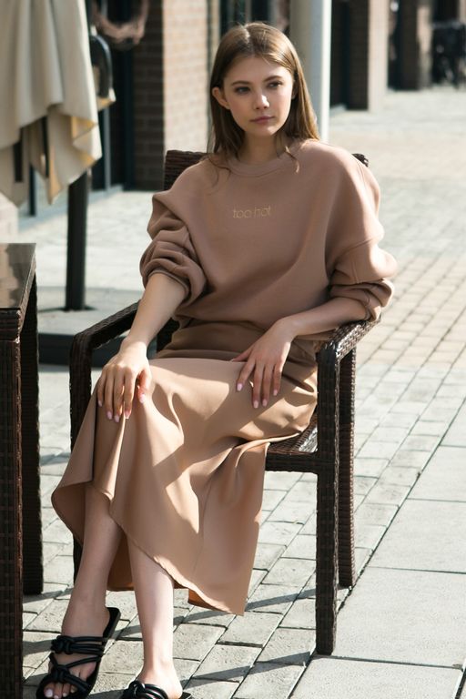 Юбка расклешенная с высокой талией - Fly фото 7