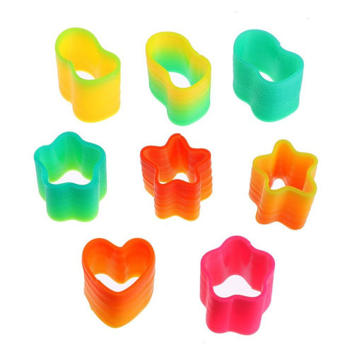 Цена за 12 шт. Пружинка-радуга Ассорти, цвета МИКС - Simaland фото 3