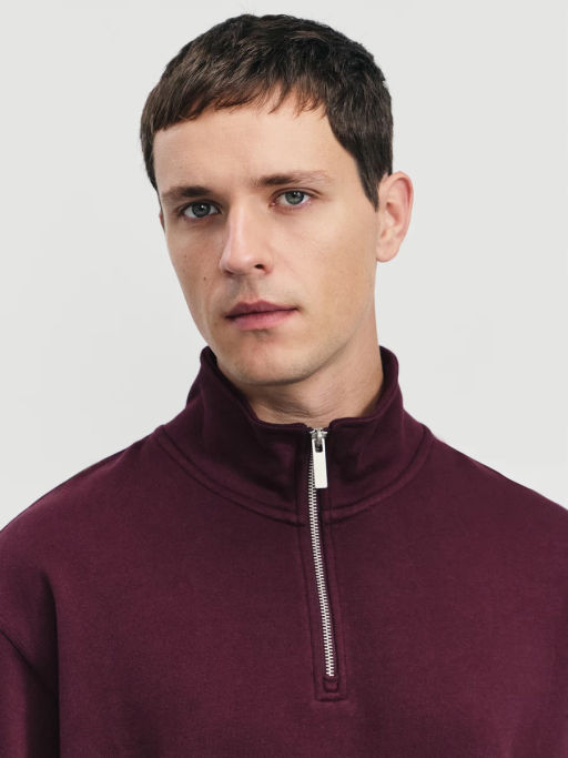 Толстовка relax fit на молнии / Zarina  фото 6