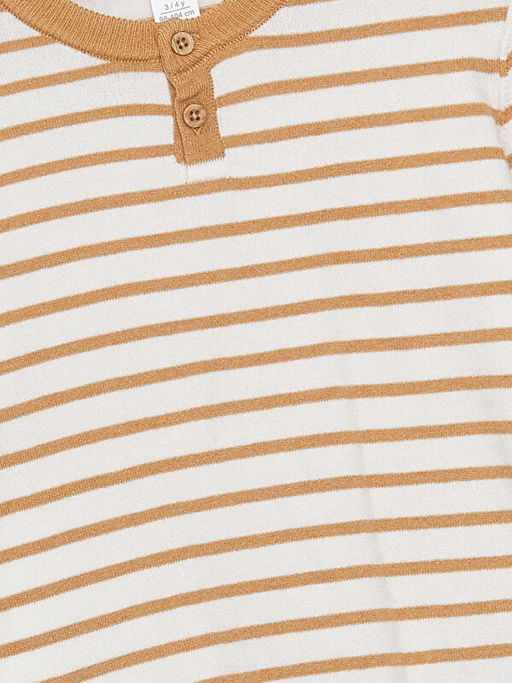 Bisiklet Yaka Uzun Kollu Erkek Bebek Triko Kazak - Waikiki фото 2