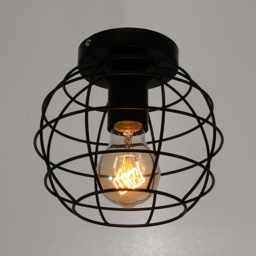 Люстра «Нола» 1×60 Вт E27 черный 18×18×14 см BayerLux