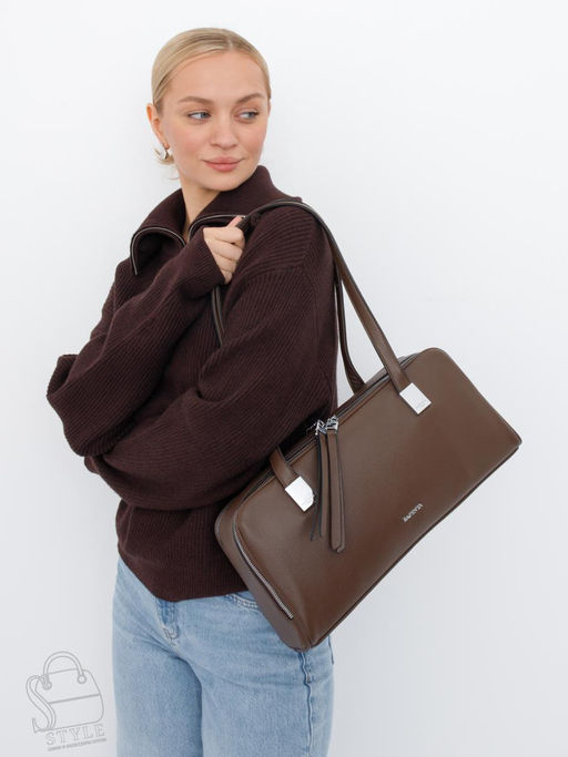 Сумка женская  51172S cappuccino Velina Fabbiano-Safenta