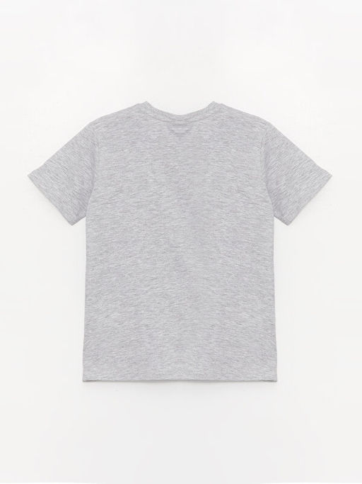 Bisiklet Yaka Star Wars Bask?l? K?sa Kollu Erkek ?ocuk Ti??rt - Waikiki фото 2