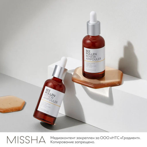 MISSHA Bee Pollen Renew Сыворотка для лица с экстрактом пчелиной пыльцы 40 мл фото 5