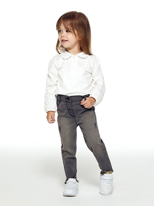 Basic Slim Fit K?z Bebek Jean Pantolon - Waikiki фото 2