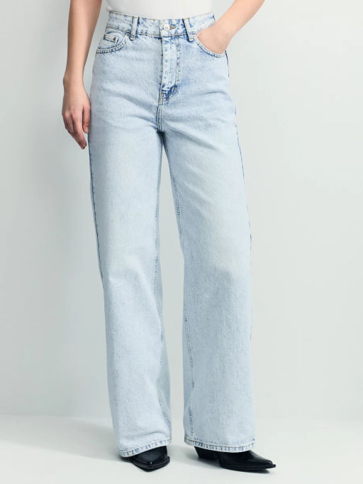 Джинсы wide leg с высокой посадкой / Zarina  фото 2