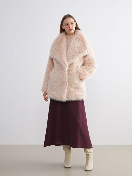 Ceket Yaka Oversize Kad?n K?rk Mont