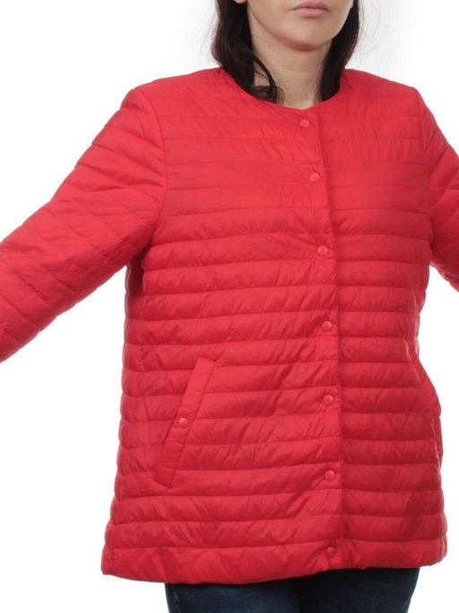 K-527 RED Куртка демисезонная стеганая женская (70 гр. холлофайбер) - Fashion фото 2