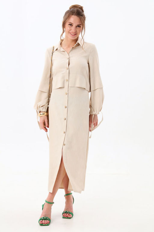 Платье NIKVA н944-6 песочный