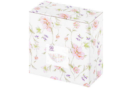 Салатник 16*15*8 см 1 л Диана квадрат глуб., фарфор, NEW BONE CHINA - Elan gallery фото 8