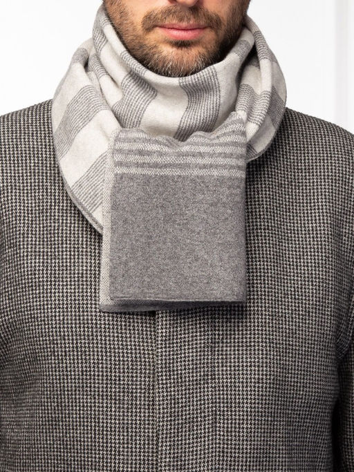Шарф муж. виск+шерсть 30х180 LG33-567-19