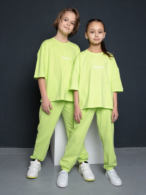 КМ097 Костюм #стиль 2 (салатовый) - Милаша фото 4