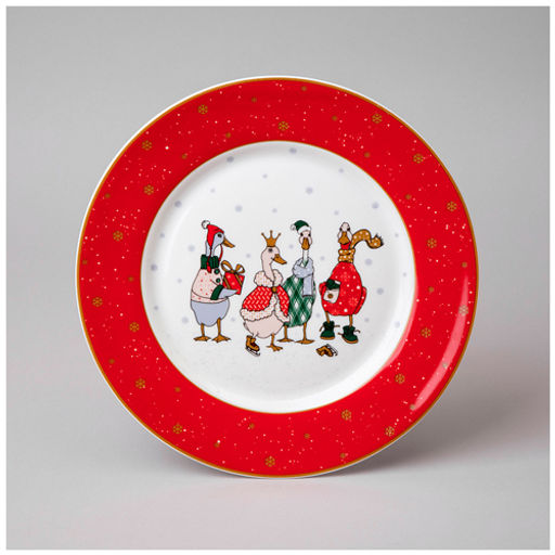 Тарелка обеденная "Family christmas" 25 см 425-204 #НовыйГод /АРТИ-М/
