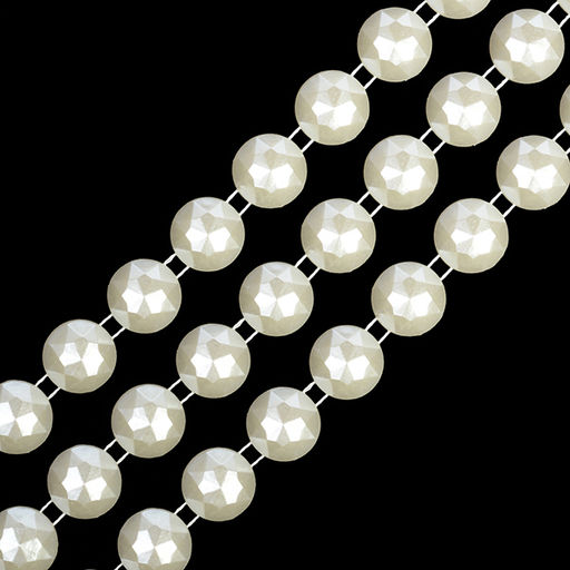 Бусины на нитях арт. ABS-26 бусины Ø10мм уп. 9,14м