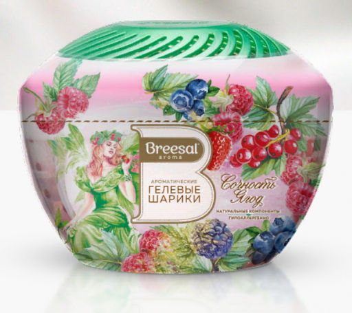 Breesal Ароматические гелевые шарики «Fresh Drops» Breesal «Сочность ягод»  фото 2