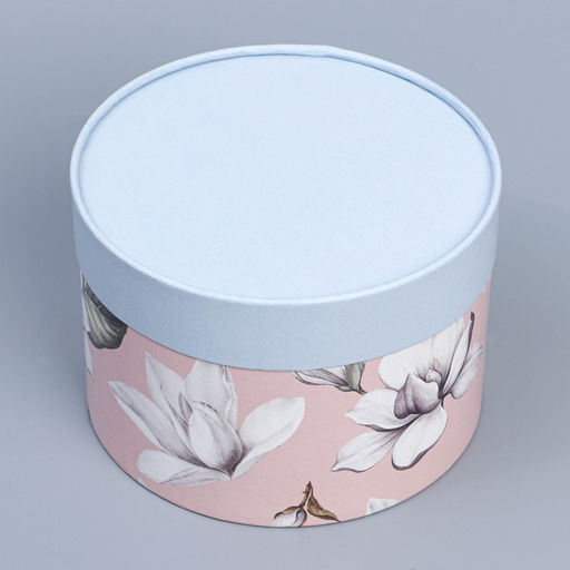 Набор шляпных коробок 2 в 1 Цветы, 16 х 11.5, 13 х 9 см - Дарите счастье фото 3