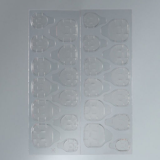 Накладные ногти Геометрия, 24 шт., клеевые пластины, форма квадрат, розовые - Beauty fox фото 6