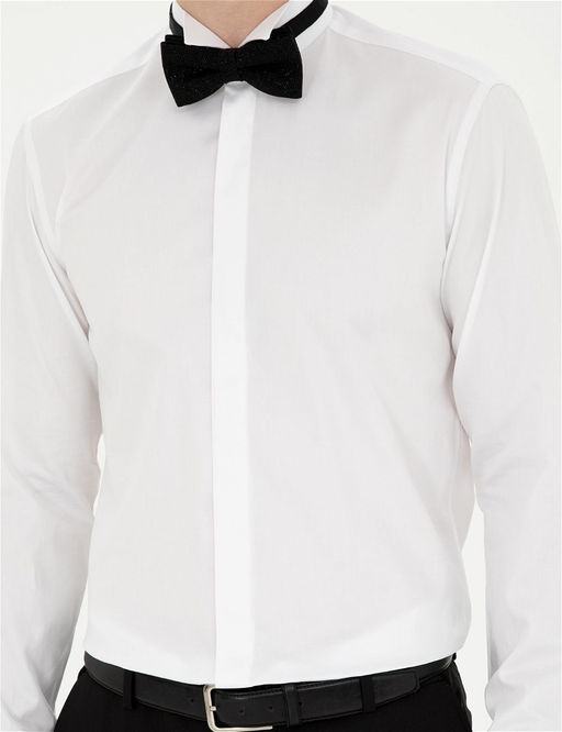 Beyaz Slim Fit Smokin G_mlek - Pierre cardin фото 6
