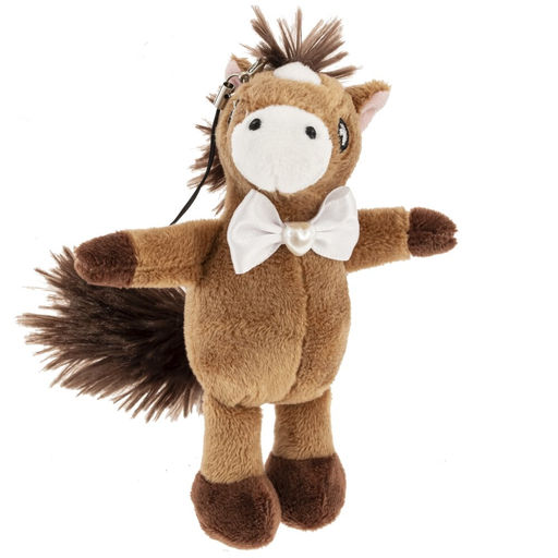 Игрушка набивная "Лошадка", с цепочкой, L10 W10 H14 см, 3в.