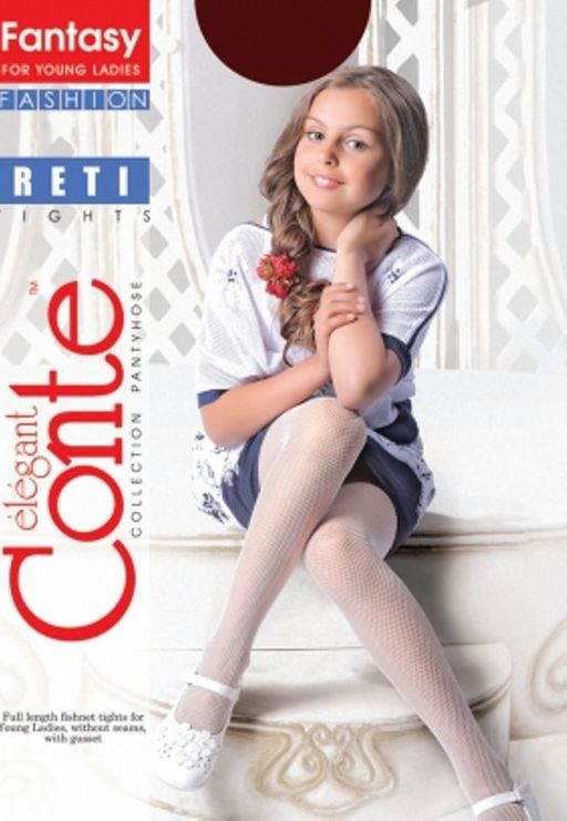 Колготки дет. RETI 13С-46СП р.152-164 (40/10) - bianco - Conte elegant фото 2