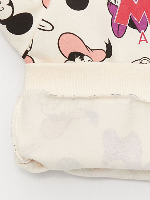 Bisiklet Yaka Mickey ve Arkada?lar? Bask?l? Uzun Kollu K?z ?ocuk Sweatshirt - Waikiki фото 3