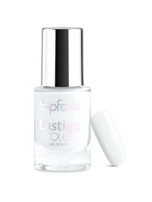 Topface Лак для ногтей Lasting color тон 02, белый матовый - PT104 (9мл)