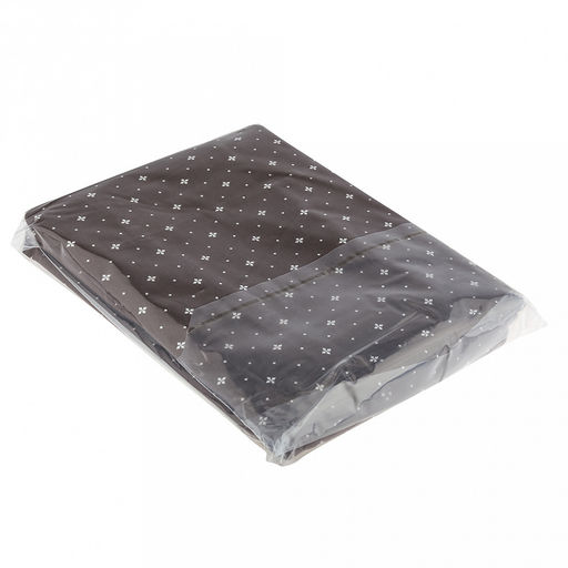 Постельное белье, комплект 1,5 спальный "Корсика" коричневый, 3 предмета: пододеяльник 145х215см, простыня 150х215см, 1 наволочка 70х70см с клапаном-запахом, бязь "Комфорт" 121г/м2, хлопок 100%, упаковка "эконом" ПВХ 32х41х2,5см, "Домашняя мода" (Рос