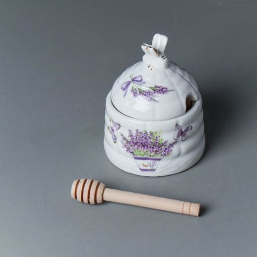 Банка для меда 280 мл / FY22003 /уп 36/ Лаванда - Галеонтрейд фото 3