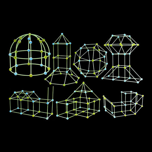 Конструктор "Палатка" (74 дет.) в коробке
