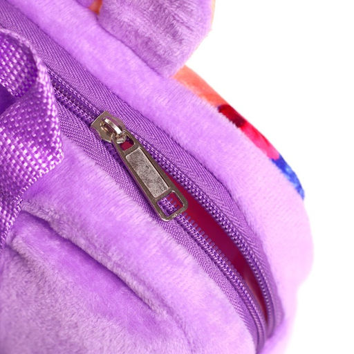 Рюкзак детский плюшевый для девочки Зайка, 24?24 см