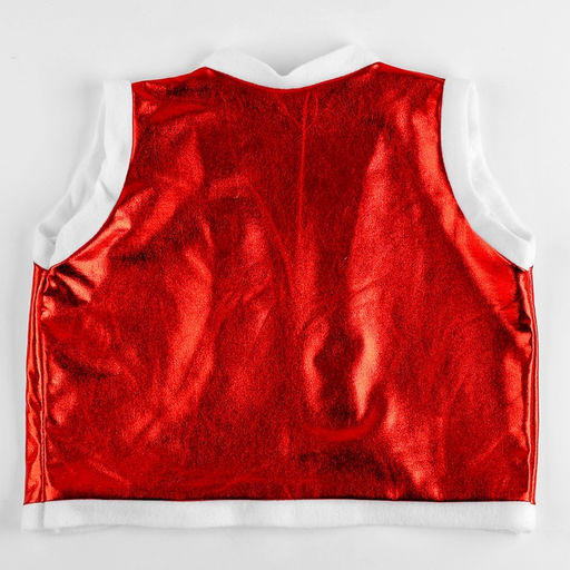 Карнавальный костюм «Новогодний гном»: жилетка, ремень, колпак, рост 98-110 см, красный