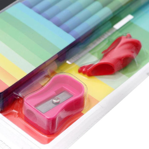 Набор карандашей 12 штук+1 штука, обучающий тренажер для исправления техники письма+точилка - Calligrata фото 3