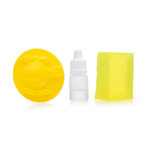 Мыло своими руками цветное, в банке "Ананас"