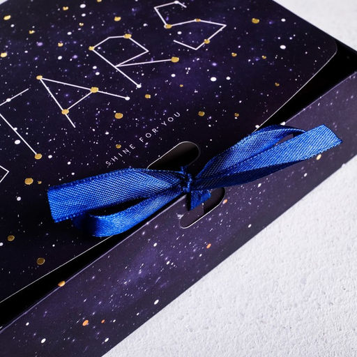Цена за 2 шт. Коробка подарочная, упаковка, «Космос: Stars», 16.5×12×5 см, БЕЗ ЛЕНТЫ