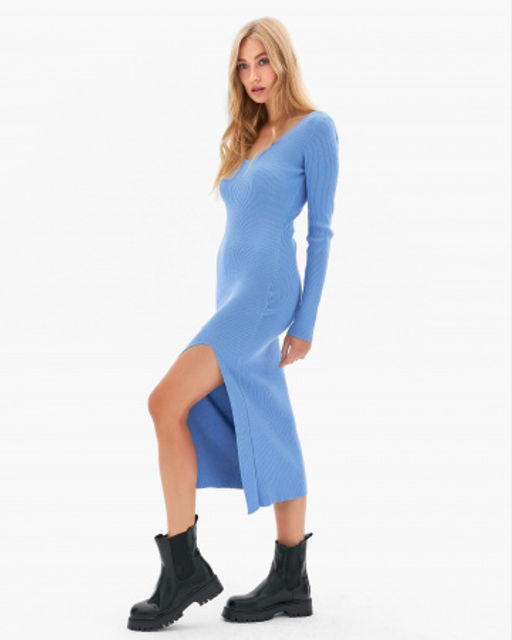 Платье Сьюзен (голубой) - Nadi bordo фото 2