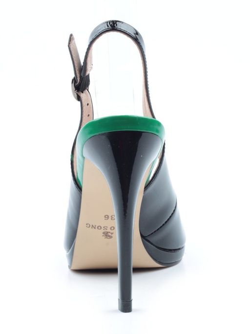 08-EG24-5 BLACK Босоножки женские (натуральная кожа) - Фабричный китай фото 11