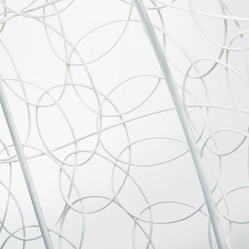 Кресло - кокон подвесное «Капля», 72×98×186 см, с искусственным ротангом, белое, с зелёной подушкой